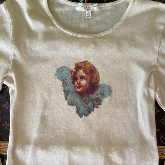 Urban Outfitters Truly Madly Deeply Los Angeles Angel Top 😇 - Picture 9 of 9